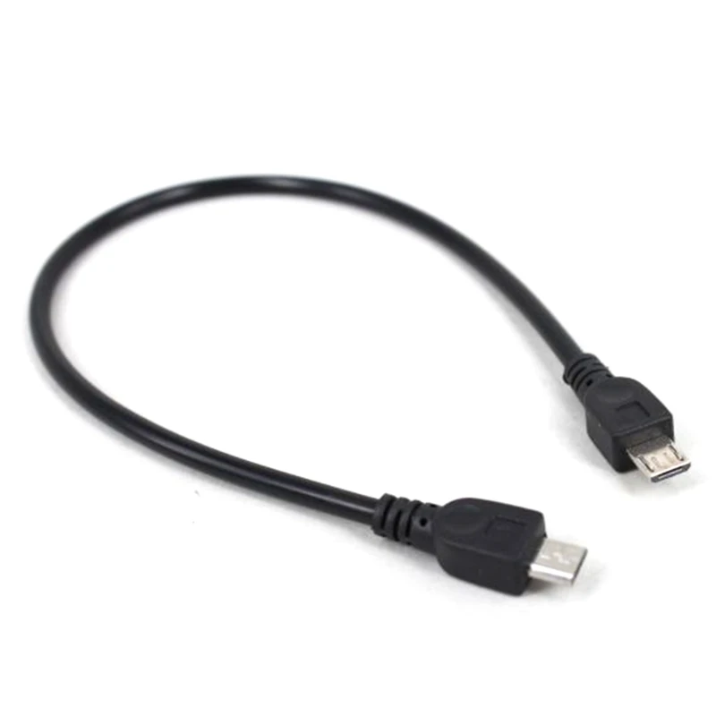 Micro USB Male To Micro USB Male 5 Pin Converter OTG Adapter Data Extension Cable for Keyboards HDD Phone Tablets