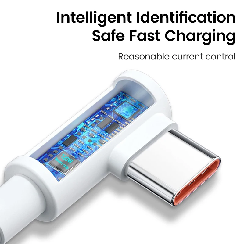 120W 100W 90W For Xiaomi 6A USB Type C Turbo Charge Cable For Mi 14 13 12 Pro Poco F4 GT Redmi Note 13 K60 90 Degree Tipo C Cabo