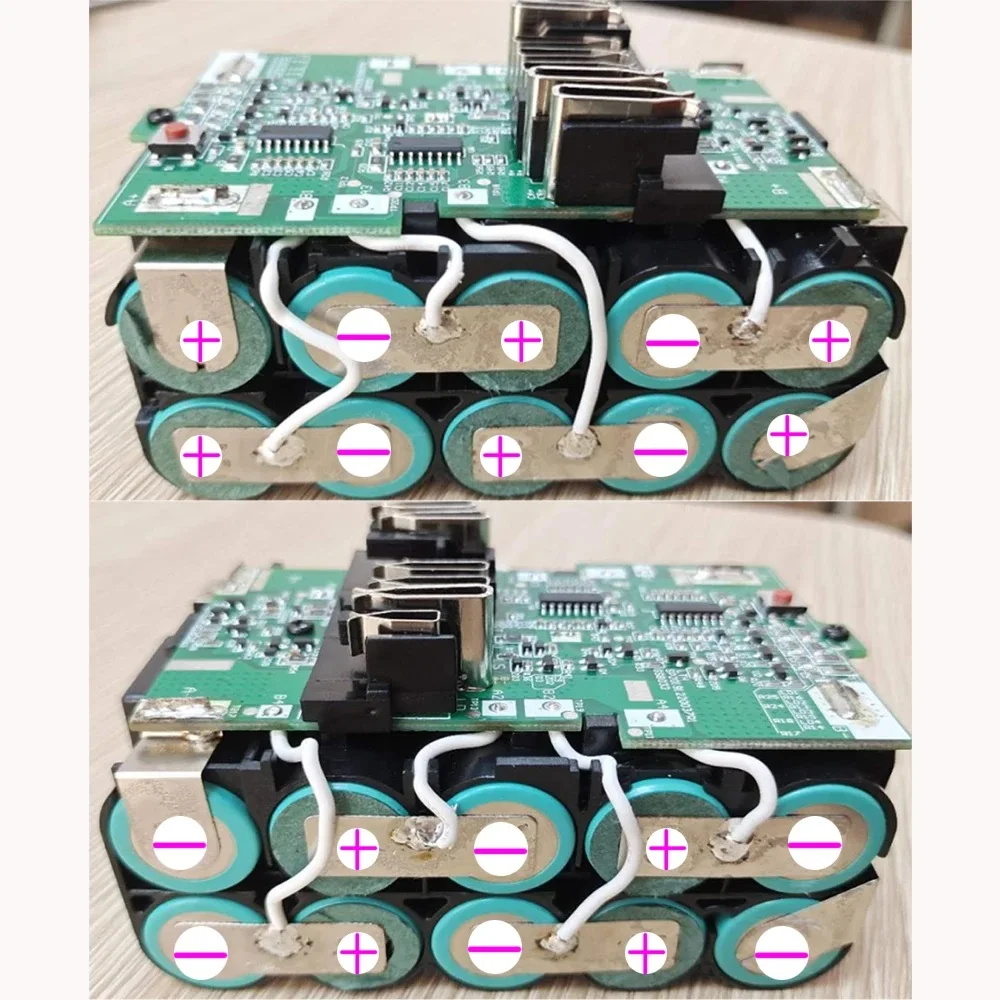 21700*10 BSL36A18 18V 36V Battery PCB BMS for Metabo HPT Hitachi MultiVolt Battery 371751M 372121M BSL36B18 Li-ion Battery