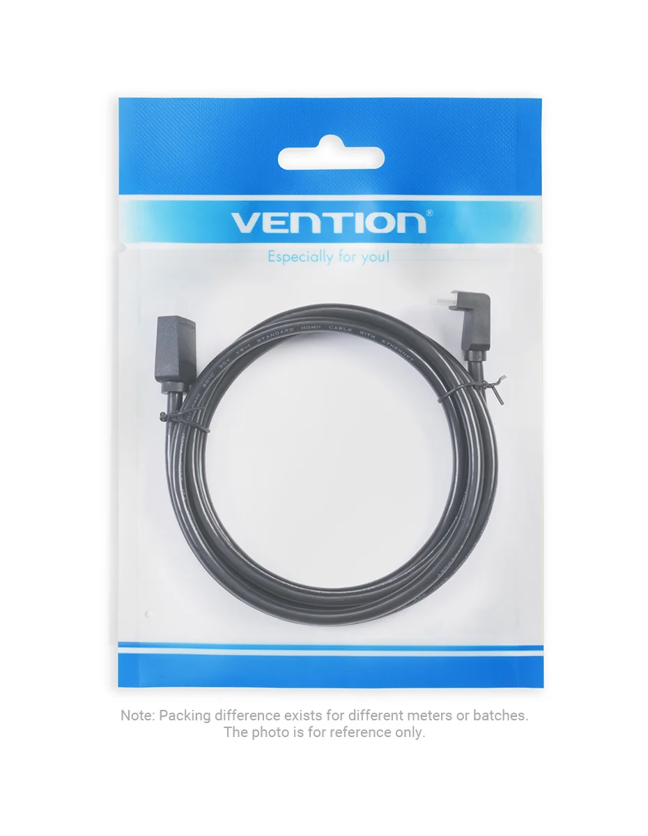 Vention HDMI Cable 4K HDMI 2.0 Cable HDMI 90/270 Degree Angle Adapter for Apple TV PS4 Splitter Video Audio 90 Degree HDMI Cable