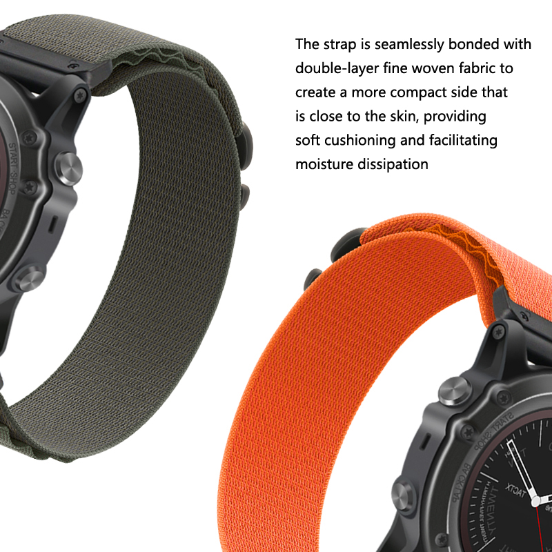 22mm 26mm Nylon Quick Fit Strap for Garmin Fenix 9 7X 8X 8 7 Pro Fenix 6X 6 5X Tactix 8 7 9 Forerunner 965 Enduro 3 Loop Band