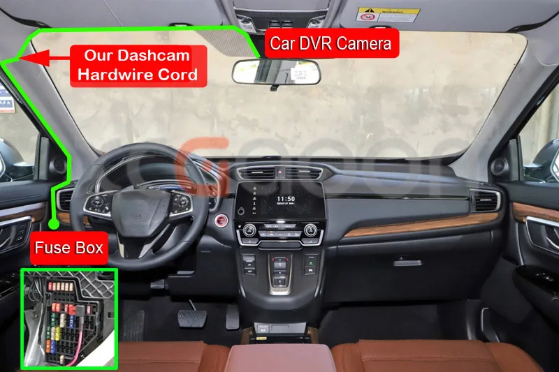 5V 2.5A Mini Micro Type C USB Car Dash Camera Charger Adapter Hard Wire DVR Hardwire Kit for XiaoMi 70Mai YI 360