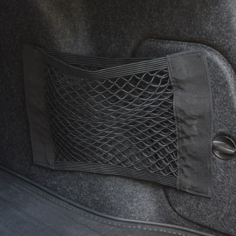 For Volkswagen VW Accessories Polo Golf 3 5 Beetle MK6 MK3 MK4 MK5 Bora CC Passat B6 B5 B7 Car Trunk Box Storage Bag Net sticker