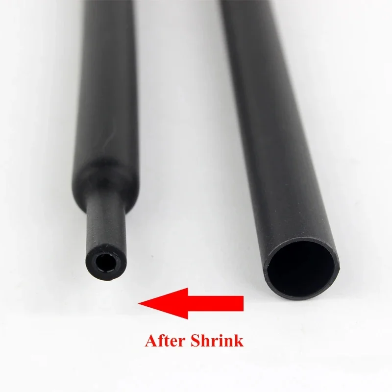 1Meter 4:1 Heat Shrink Tube With Glue Thermoretractile Heat Shrinkable Tubing Dual Wall Heat Shrink Tubing 6 8 12 16 24 40 52 72