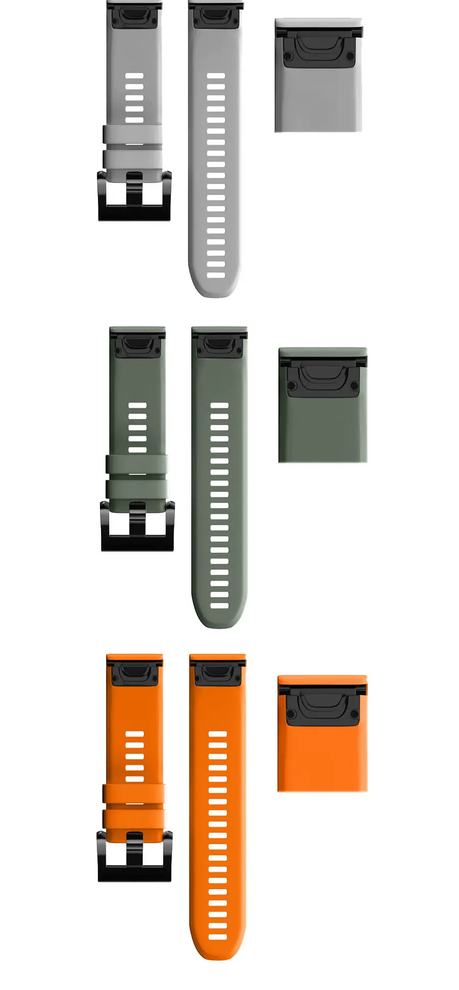 26mm 22mm Quick Release Watchband For Garmin Fenix 7X 6X Pro 5X 3 3HR Silicone Easy Fit Wrist Band for Garmin Fenix 7 Fenix 6 5