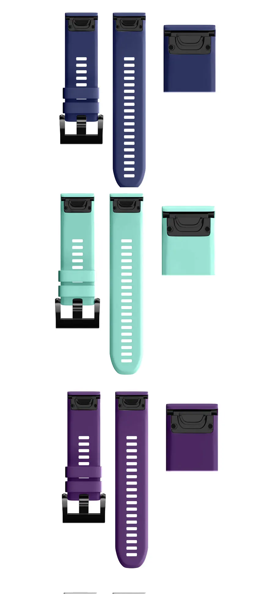 26mm 22mm Quick Release Watchband For Garmin Fenix 7X 6X Pro 5X 3 3HR Silicone Easy Fit Wrist Band for Garmin Fenix 7 Fenix 6 5