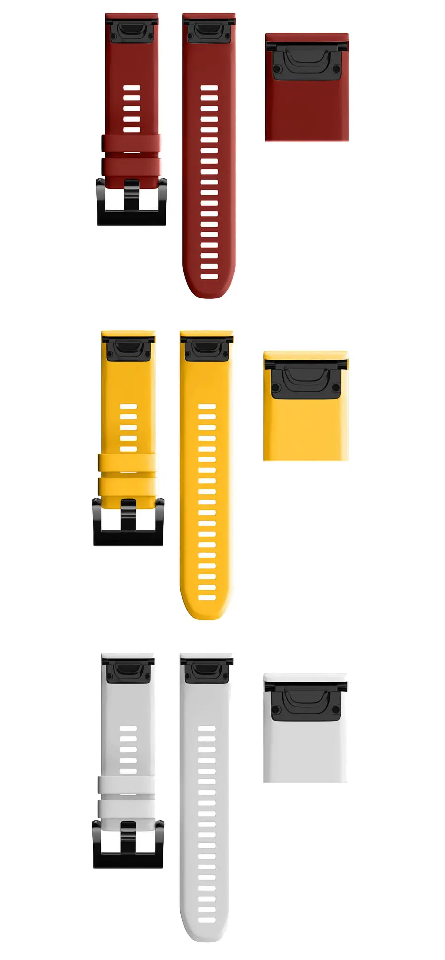 26mm 22mm Quick Release Watchband For Garmin Fenix 7X 6X Pro 5X 3 3HR Silicone Easy Fit Wrist Band for Garmin Fenix 7 Fenix 6 5