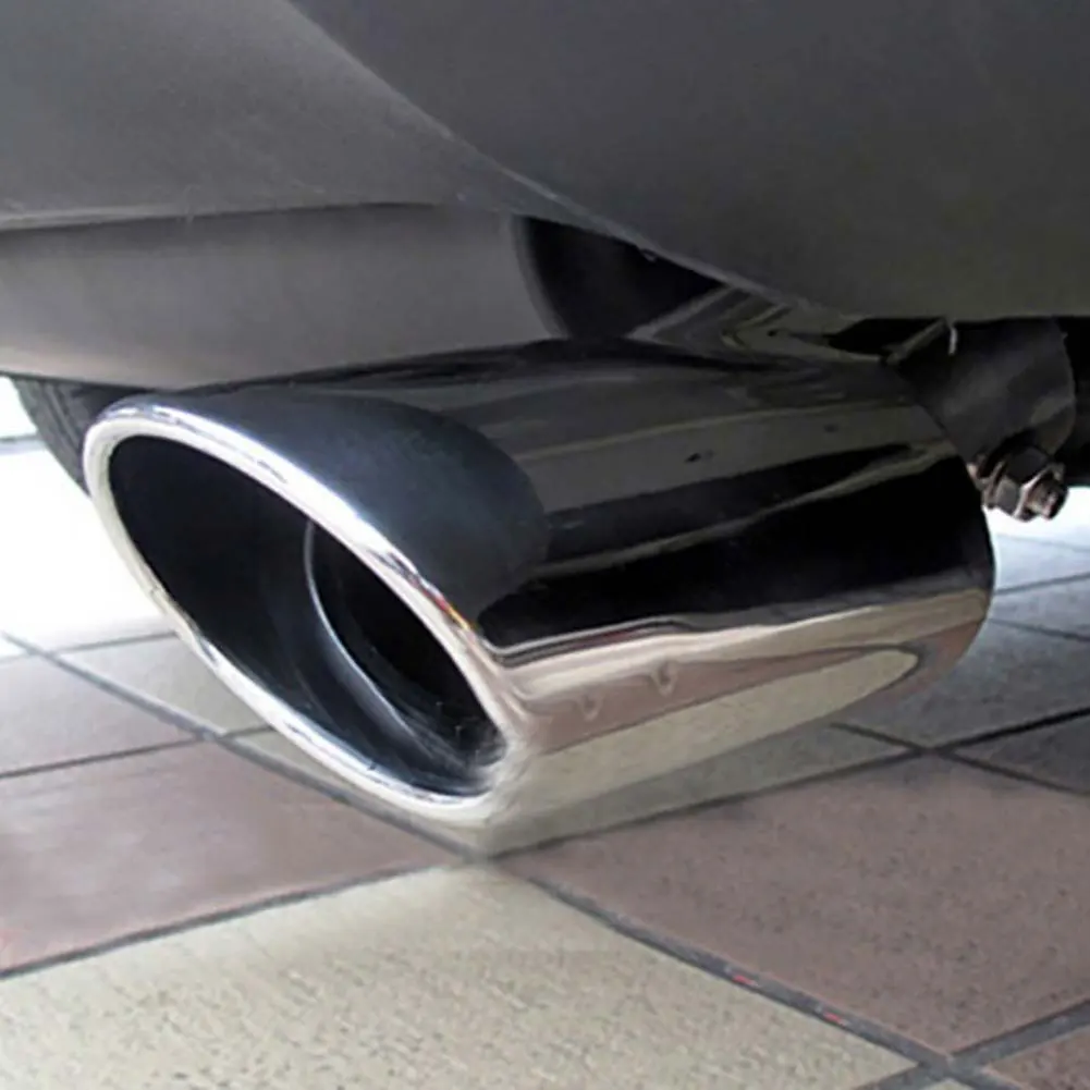 car tail throat exhaust pipe decoration modification muffler for Opel Astra g/gtc/j/h Corsa Insignia Mokka KX3 KX5