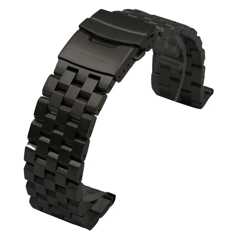 18mm 20mm 22mm 24mm 26mm High Quality Full Solid Stainless Steel Flat Interface Watch Band Straps Wristband Bracelet With Tools