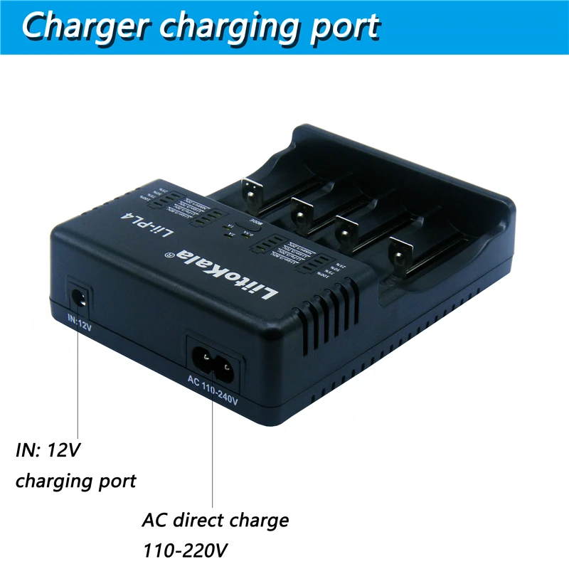 LiitoKala Lii-PD4 LCD Battery Charger for 18650 26650 21700 18350 AA AAA 3.7V/3.2V/1.2V/1.5V lithium NiMH battery 18650 charger