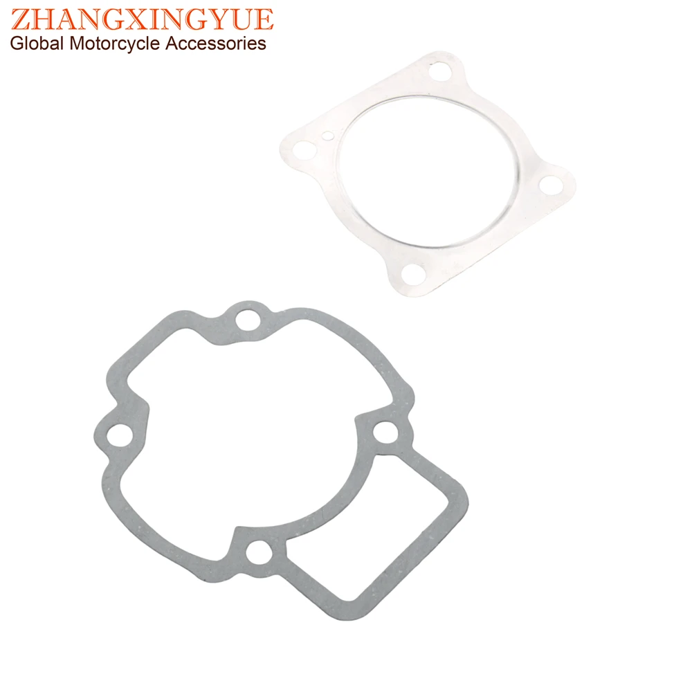 Scooter 50cc 70cc Cylinder Gasket Set For Piaggio Diesis Fly Free Liberty Nrg Power Dt Sfera Typhoon Zip 50 AC 2-Stroke