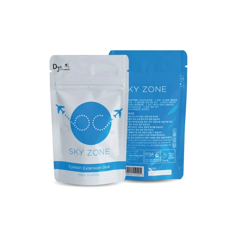1pc 5g SKY GLUE 2 Seconds Fastest Dry Time Strongest Eight Star Bonding Power Eyelash Extensions Glue Korea Sky Zone Black Glue