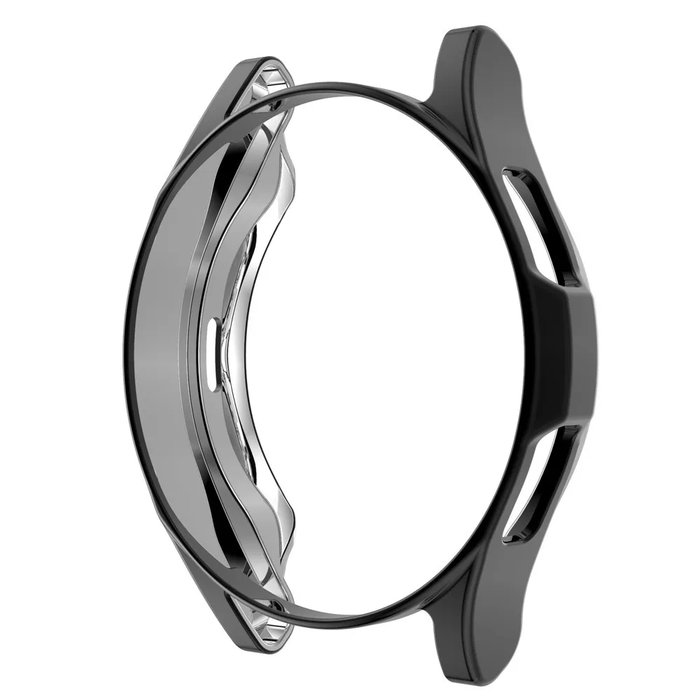 Case for Samsung Galaxy watch 4/5 44mm 40mm 46mm 42mm accessories Plated TPU Bumper cover Screen protector Galaxy watch4 classic