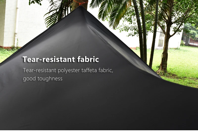 Aricxi tarp 210t polyester Ultralight Tarp Outdoor Camping black silver coating Anti-ultraviolet square hexagon sun shelter tarp