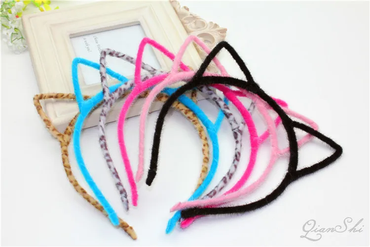 New fashion Harajuku style little devil cat press hair plush cat ears headband