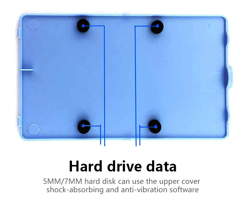 UTHAI U25 2.5 Inch SATA3 USB3.0 HDD Enclosure Tool-Free Mobile Shell External Hard Drive Card Enclosure for Portable Storage