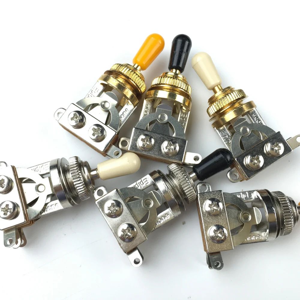 1 Piece 3-way Electric Guitar Pickup Selector Toggle Switch For Epiphone LP SG Nickel Gold MADE IN KOREA