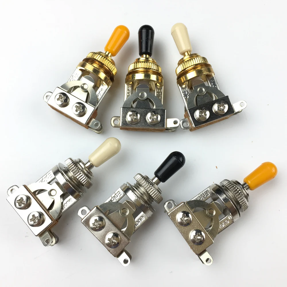 1 Piece 3-way Electric Guitar Pickup Selector Toggle Switch For Epiphone LP SG Nickel Gold MADE IN KOREA