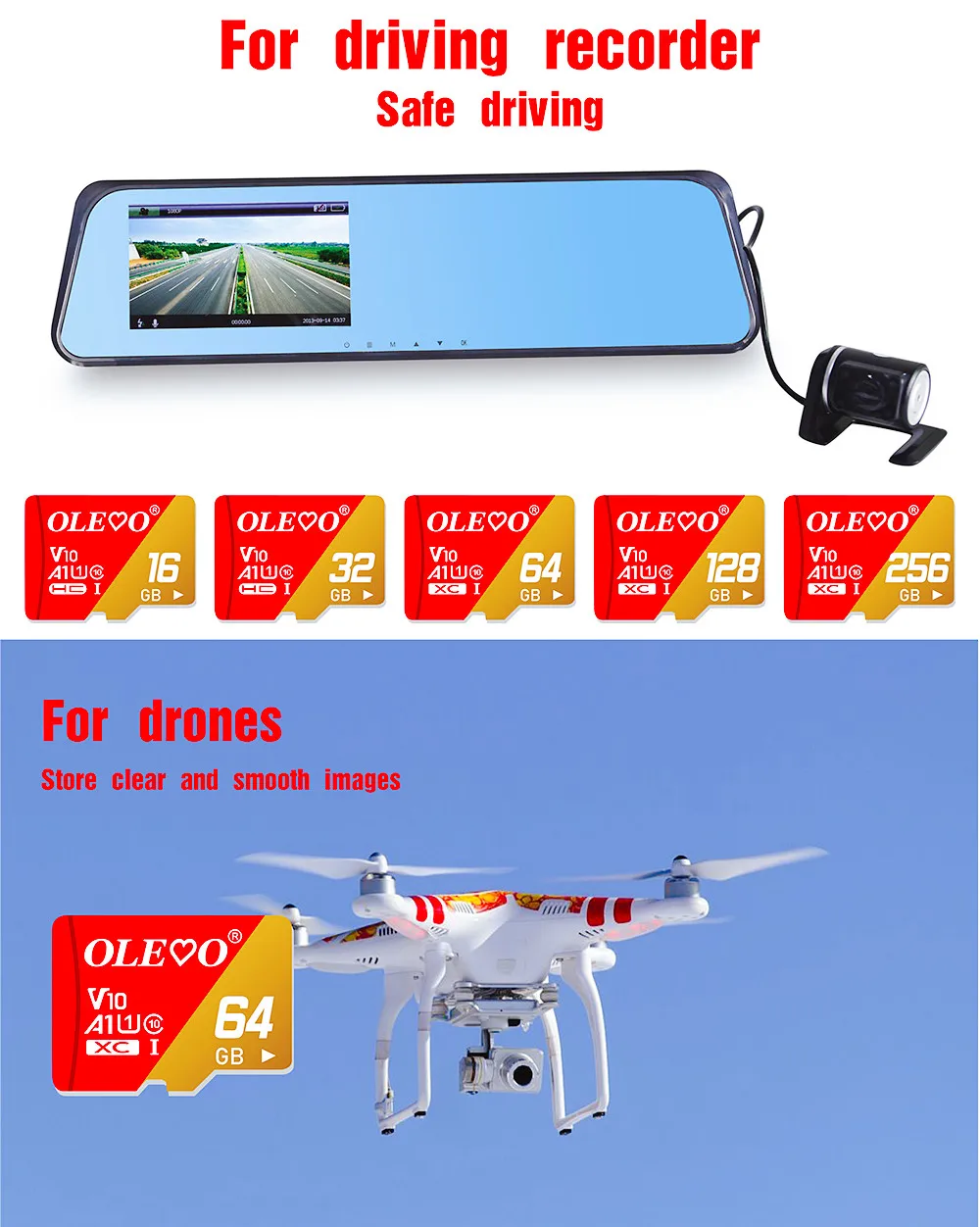 Memory Card 128GB 64GB Cartao De Memoria 32GB 256GB TF Card 8GB 16GB Flash Drive Card for Phone Tablet Speakers Robot UAV