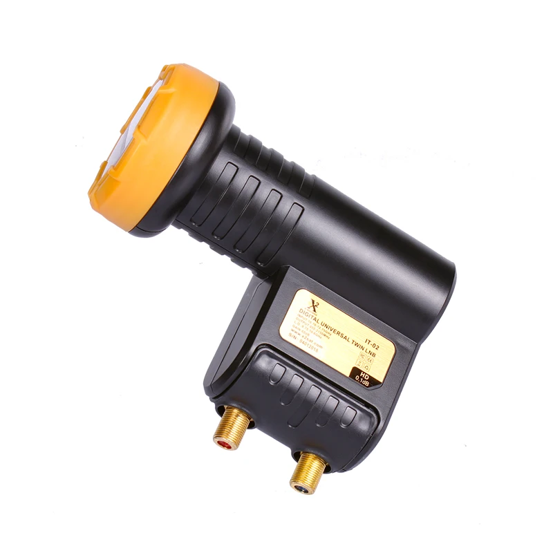 X-Square Ku Band LNB Noise Figure:0.1dB Supper Quality 4k Universal Twin LNB For Satellite TV Receiver Dish TV LNBF