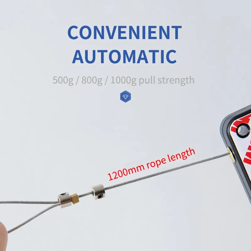 Punch-free Automatic Door Closer For All Doors Hardware 500g-1000g Tension Automatic Sensor Door Closer Furniture Hardware