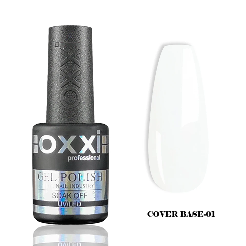 OXXI 10ml Natural Base for Gel Varnish Semipermanent Nude Rubber Base Gellac Nails Art Jelly Color UV Nail Base Coat Nail Polish