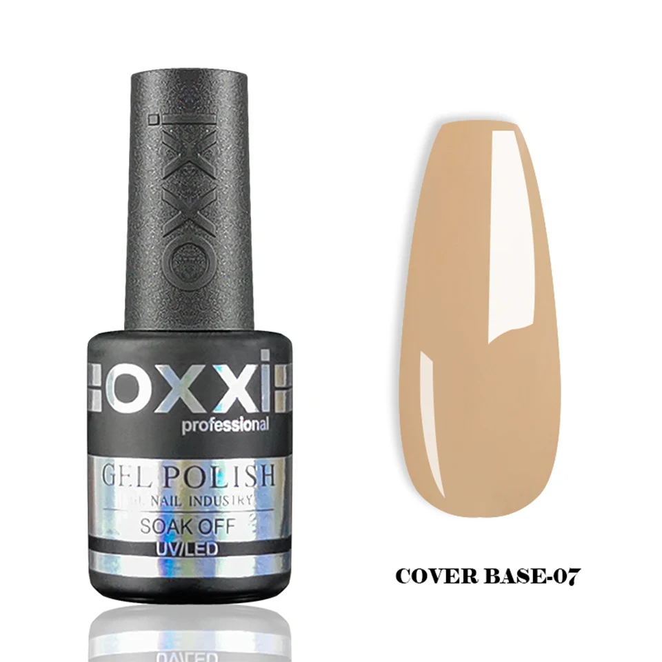 OXXI 10ml Natural Base for Gel Varnish Semipermanent Nude Rubber Base Gellac Nails Art Jelly Color UV Nail Base Coat Nail Polish