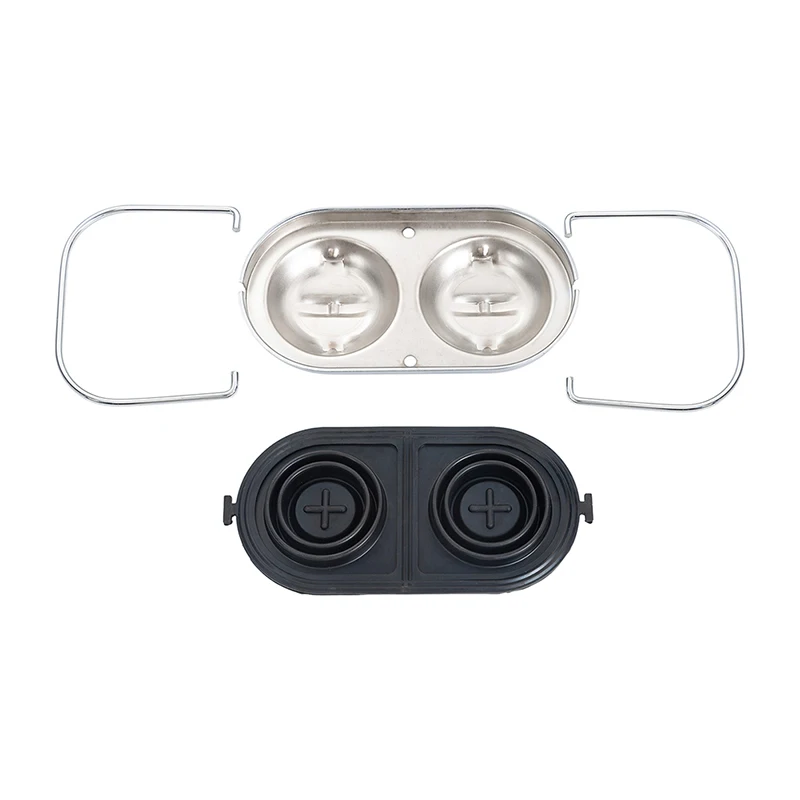 Car Chrome Steel Engine for Chevrolet Corvette 1967-1982 Master Cylinder Cover with Bails Gaskets Cap Replacement Accessories