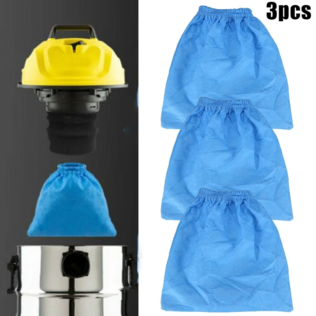 3 *Blue Cloth Cover For Guild Cloth Filter 16-30L Wet And Dry Vacuum Cleaners | Pack Of 3 | 950135 Household Sweeper Cleaning