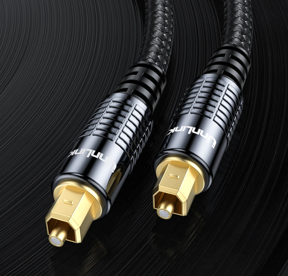 Unnlink SPDIF Optical Audio Cable Digital HIFI 5.1 Toslink Cable for TV Box PS4 Speaker Blu-ray Xbox 360 Amplifier Subwoofer