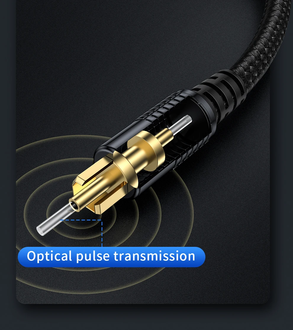Unnlink SPDIF Optical Audio Cable Digital HIFI 5.1 Toslink Cable for TV Box PS4 Speaker Blu-ray Xbox 360 Amplifier Subwoofer
