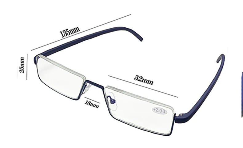 May Flower TR90 Decorative Glasses No Diopter Zero Men's Glasses Blue Light Blocking Reading Glasses For Men+1.25+1.75+2.25+2.75
