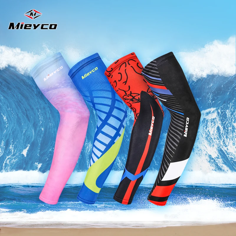 Breathable Quick Dry Oversleeve Women Cycling Arm Warmers Bicycle Covers Cuff UV Protection Men Running Sports Climb Arm Sleeves