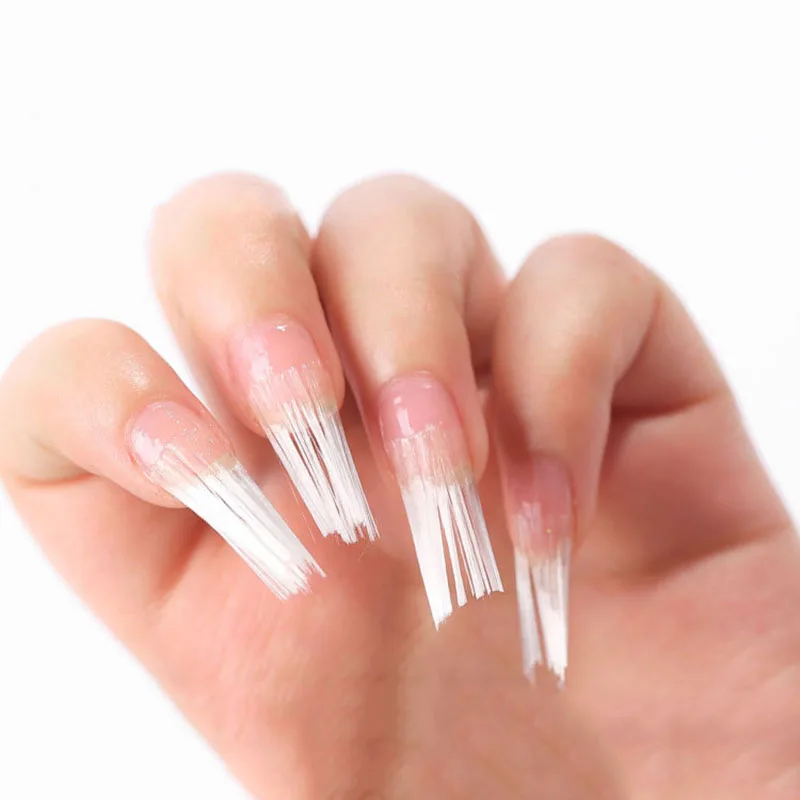 10pcs/set Nail Extension Form for Nails Fiberglass Nails Acrylic Extension Ongle Tips Set Extension Pack Fiber Glass Nail Forms