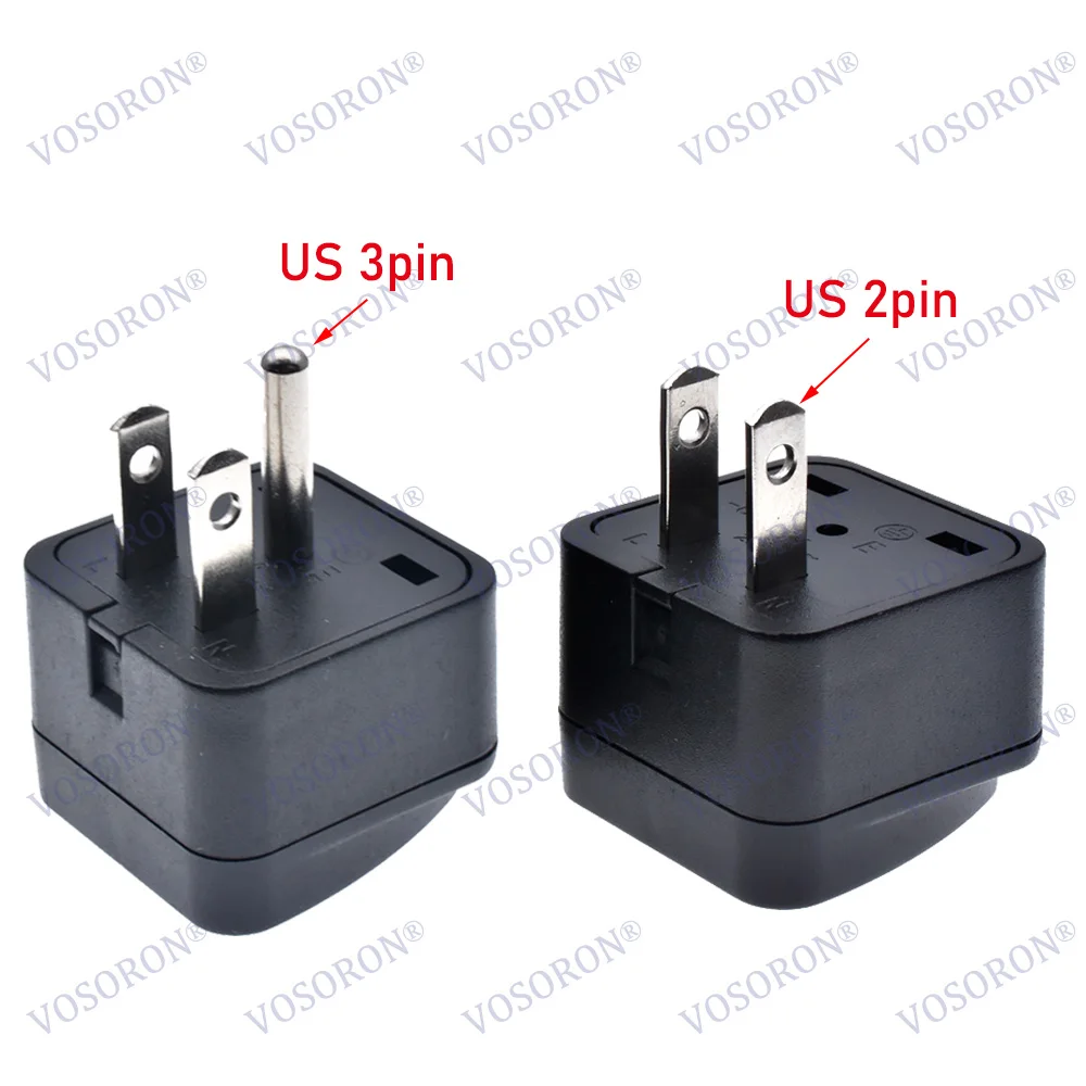 New Universal German Russia AU UK Kr EU to US AC Power Socket America Plug USA Travel Charger Japan Adapter Converter Type B 10A