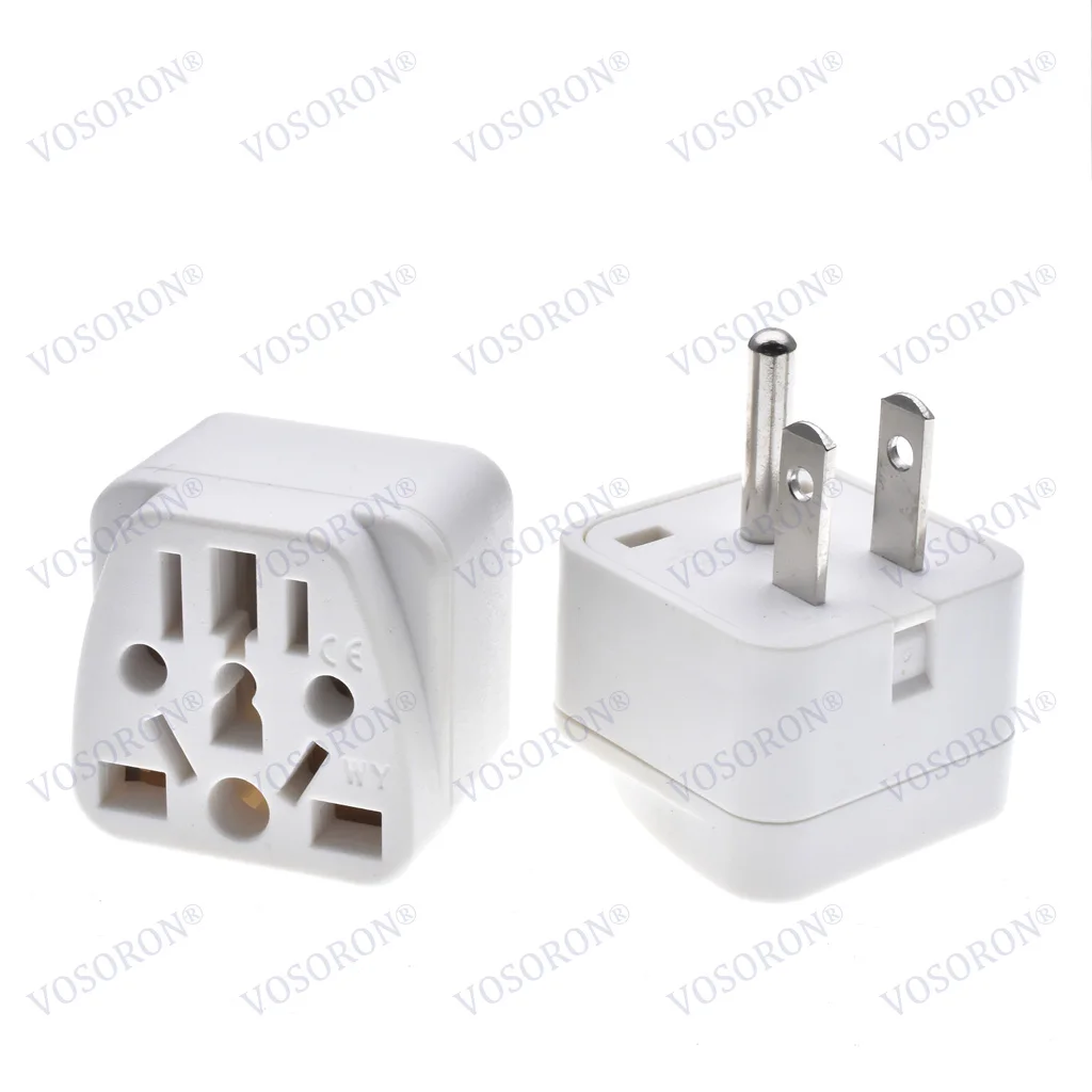 New Universal German Russia AU UK Kr EU to US AC Power Socket America Plug USA Travel Charger Japan Adapter Converter Type B 10A