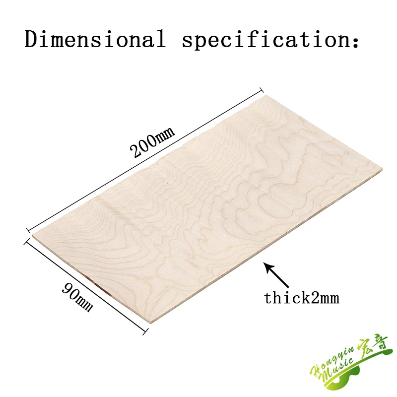 1PCS Guitar Headstock Veneer Makeup Board Guitar Head Patch Decoration Electric Guitar Guard Board Back Production