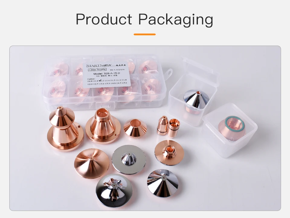Startnow Laser Cutting Nozzle Single Double Layer For Precitec WSX Raytools CNC Fiber Laser Head Nozzle Cutting Welding Machine