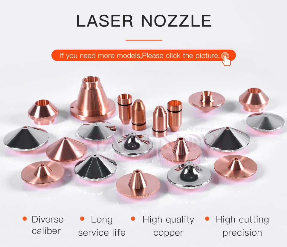 Startnow Laser Cutting Nozzle Single Double Layer For Precitec WSX Raytools CNC Fiber Laser Head Nozzle Cutting Welding Machine