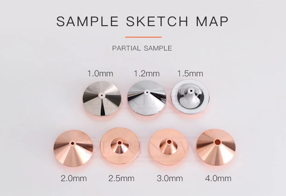 Startnow Laser Cutting Nozzle Single Double Layer For Precitec WSX Raytools CNC Fiber Laser Head Nozzle Cutting Welding Machine
