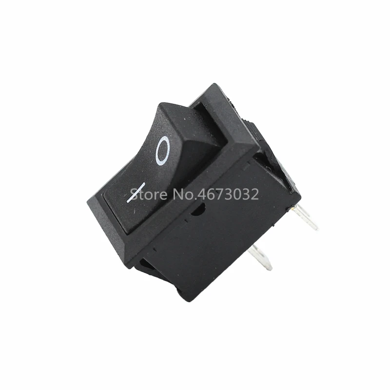 10PCS Push Button Switch 15x21mm SPST 2Pin KCD11 KCD1 Snap-in On/Off Boat Rocker Switch 15MM*21MM Black Red and White