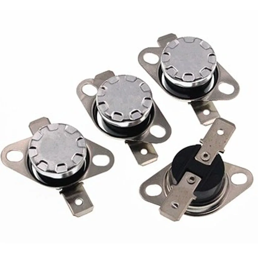 2pcs Normal Close Open Thermostat Switch 5 10 15 20 25 30 40 45 50 55 60 65 70 75 80 85 90 95℃ Temperature Sensor Switch KSD301