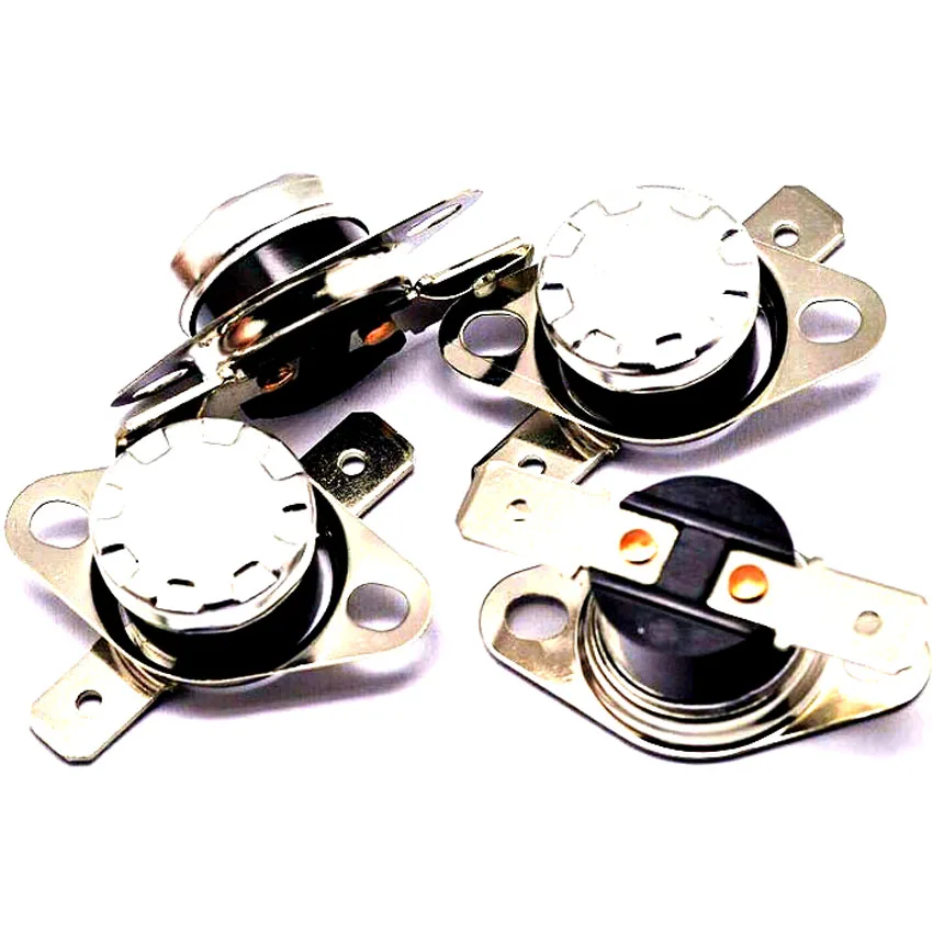 2pcs Normal Close Open Thermostat Switch 5 10 15 20 25 30 40 45 50 55 60 65 70 75 80 85 90 95℃ Temperature Sensor Switch KSD301