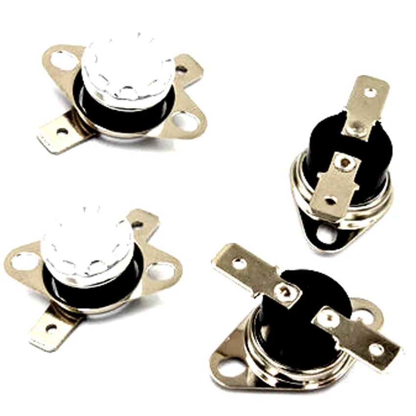 2pcs Normal Close Open Thermostat Switch 5 10 15 20 25 30 40 45 50 55 60 65 70 75 80 85 90 95℃ Temperature Sensor Switch KSD301