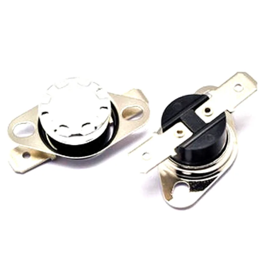 2pcs Normal Close Open Thermostat Switch 5 10 15 20 25 30 40 45 50 55 60 65 70 75 80 85 90 95℃ Temperature Sensor Switch KSD301