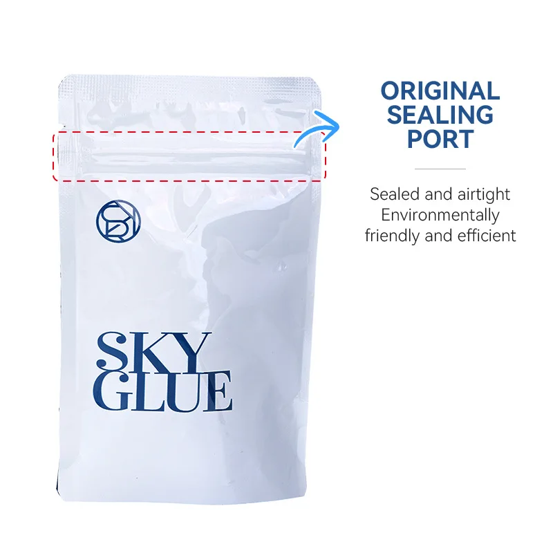 5ml Korean Original Sky Glue S Plus Black Red Blue White Cap Lash Adhesive Low Irritation Quick Drying Eyelash Extension Glue