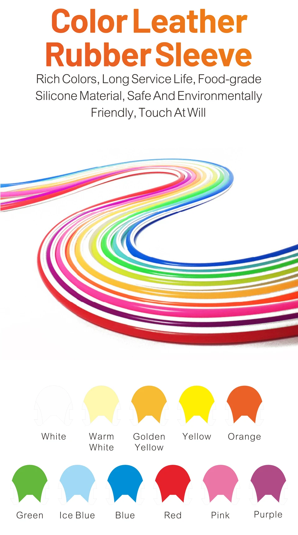 6/8mm 5M/Rolls DIY Separate Silicone Neon Strip 120Leds S-Bendable Newly Flexible Led Tape For LED Neon Sign Waterproof IP67