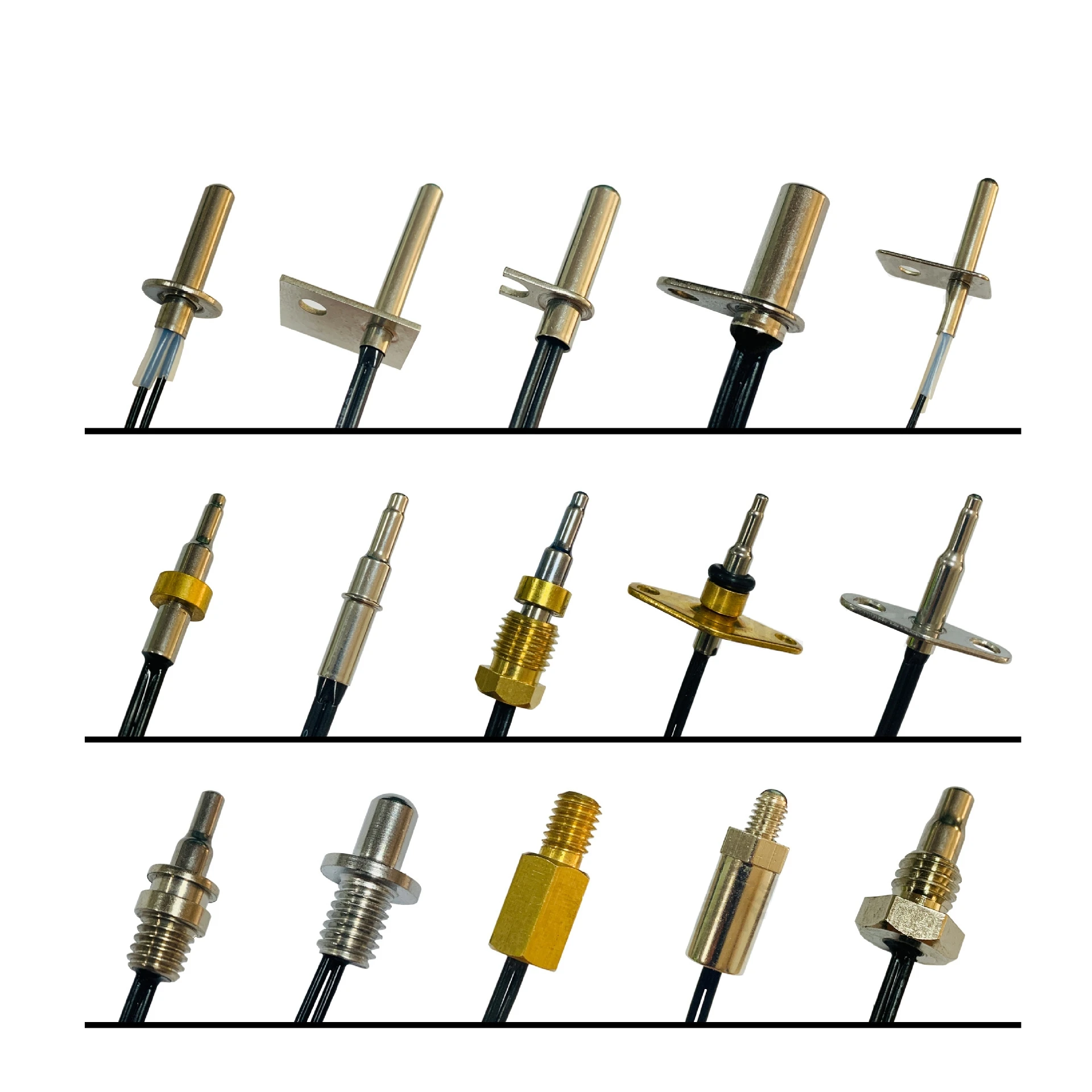 NTC Temperature Sensor Temperature Measurement Thermistor 10K B3950 1% M3M4M5M6M8M10 Inverter Fan Wire Ear Fixed Probe