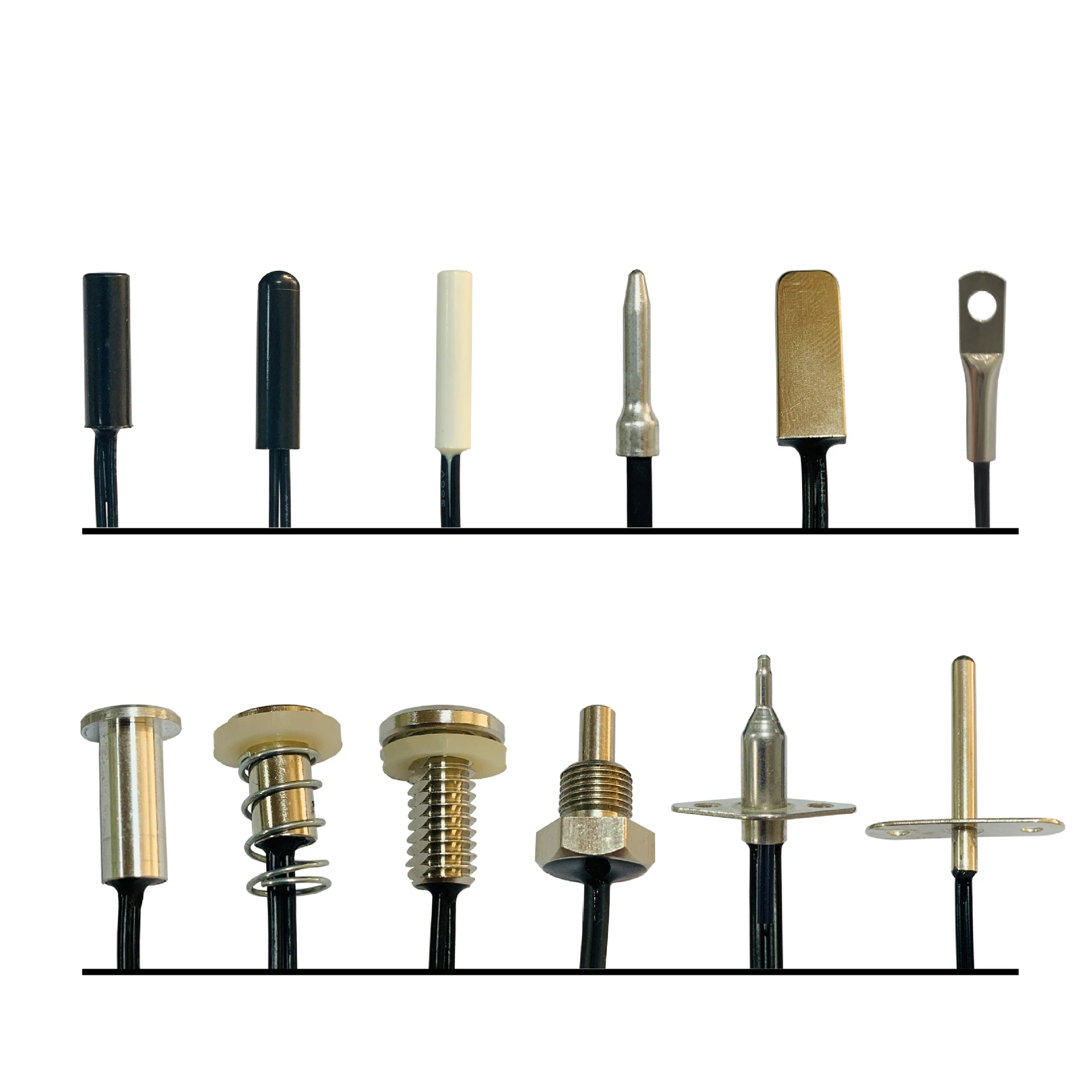 NTC Temperature Sensor Temperature Measurement Thermistor 10K B3950 1% M3M4M5M6M8M10 Inverter Fan Wire Ear Fixed Probe