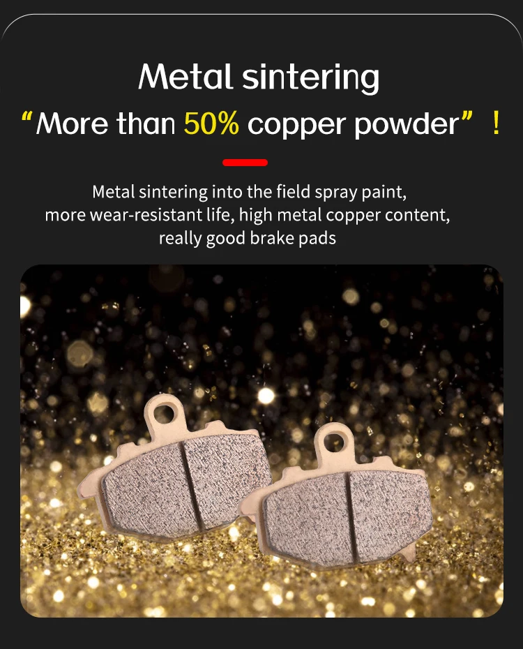 Mrrangt Motorcycle Metal sintering brake pad fit for Kawasaki NINJA250/300/400 Z250 Z300 NINJA400 Z800 Z900 Z900RS Z1000 Z1000R